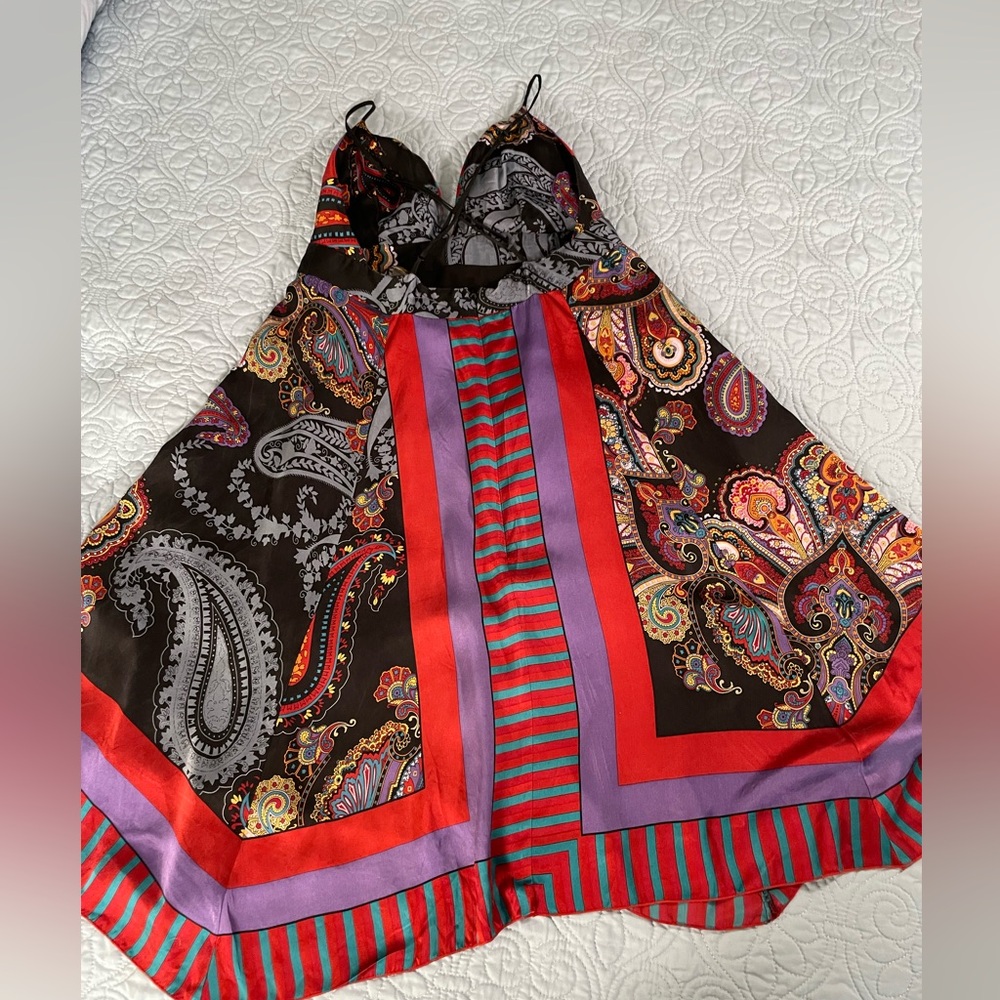 Single Dress brand women’s silk dress. Size large. - Picture 4 of 8